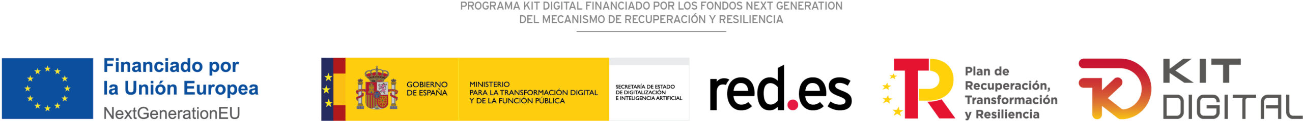 Financiado por la Unión Europea – Next Generation EU a través del Plan de Recuperación, Transformación y Resiliencia. Kit Digital.